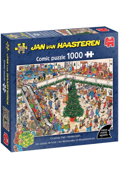 Jumbo Jan Van Haasteren Παζλ Χριστουγεννιάτικο Εμπορικό Κέντρο 1000 τεμάχια (...
