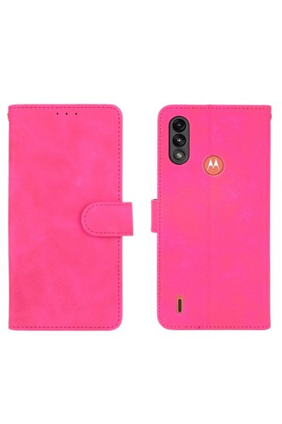 OEM Θήκη Πορτοφόλι με Βάση, Όψη Δέρματος για Motorola Moto E7 Power/E7i Power...