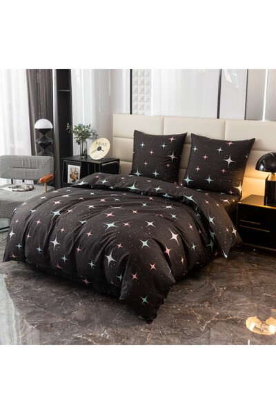 Cotton Market Lenjerie de pat din bumbac 140x200 cu stele