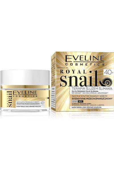 Eveline Royal Snail 40+ Cremă Antirid Concentrată Intensivă pentru Zi și Noap...