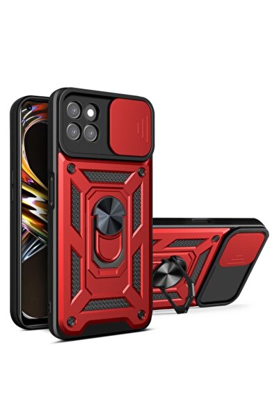 OEM Υβριδική Θήκη Σιλικόνης-Πλαστικού για Realme 8i με Πορτάκι Κάμερας και Δα...