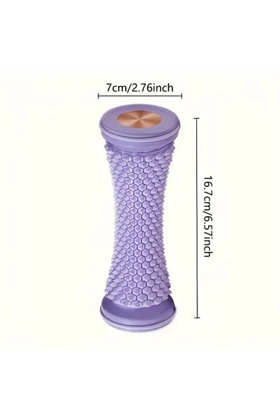 Choice PURPLE Foot Massager Massage Roller Yoga Massage Ball Plantar Fascia R...