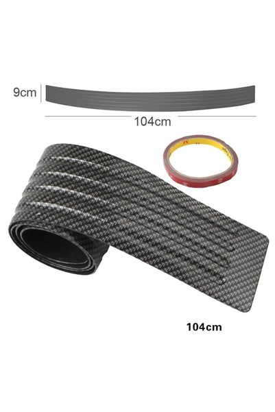Choice Carbon Fiber 104cm Carbon Fiber Universal Car Trunk Door Guard Strips ...