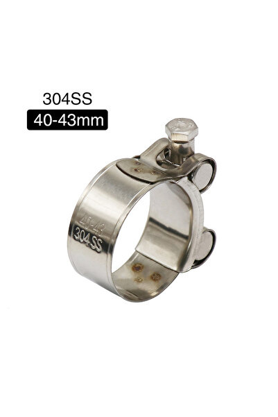 Choice 40-43mm ZSDTRP 26-63mm Stainless Steel Motorcycle Exhaust Clamp Clip For Slip-on Motorcycle Muffler