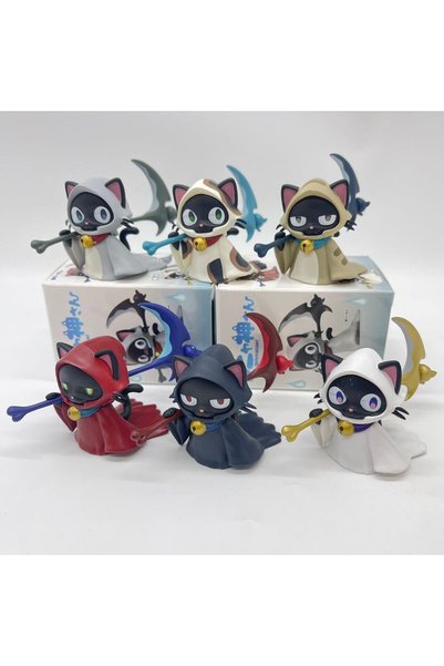Choice whole box 6 pcs New In Stock Sickle Reaper Cat Twisted Egg Blind Box R...