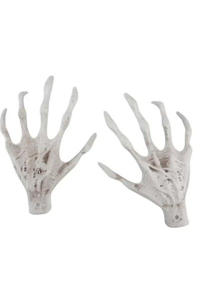 GGEROU 1 Pairs Scary Skeleton Hands Realistic Witch Skeleton Hand for Horror ...