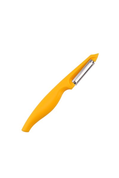 Generic Brand Yellow Multifunctional Kitchen Peeler with Stainless Steel Blad...