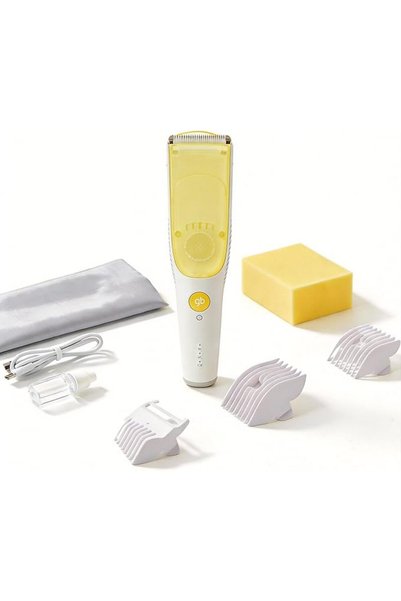 GBV gb Baby Hair Clippers with Built-in Vacuum, Quiet and Low Vibration, IPX7...