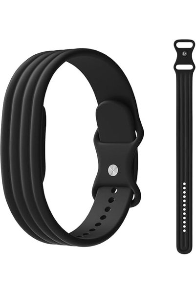AOHRYME حزام رياضي من السيليكون متوافق مع Google Fitbits Air، حزام بديل مقاوم...
