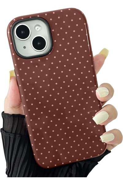 GENERAL ZTOFERA for iPhone 13/14 Case Fit for MagSafe, Dots Pattern-Navy Blue