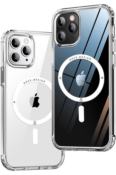 Onesto ONES Magnetic for iPhone 14 Pro Max Clear Case Compatible with Magsafe...