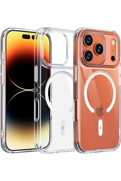 Onesto حافظة ONES المغناطيسية لهاتف iPhone 14 Pro Max شفافة متوافقة مع Magsaf...