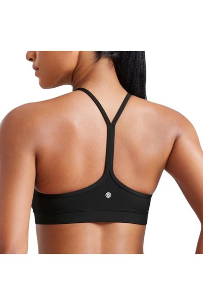 CRZ YOGA حمالة صدر رياضية نسائية من Butterluxe - حمالة صدر رياضية مبطنة ذات أ...