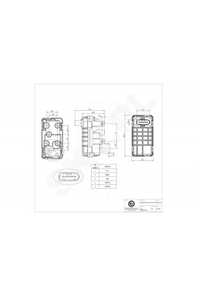 ESEN SKV Supapă turbină Ford Transit Land Rover Defender 6C1Q6K682EG