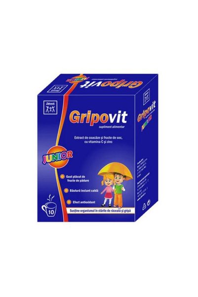 Zdrovit Gripovit Junior Zdrovit, 10 plicuri