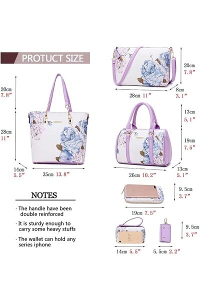 2em Konsept 2E-youth Purses and Handbags for Women Ladies Top Handle Satchel Shoulder Bag Tote Bag