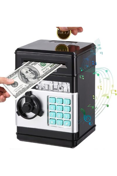Generic Brand Electronic cash box safe, digital bank safe for children (1 pie...