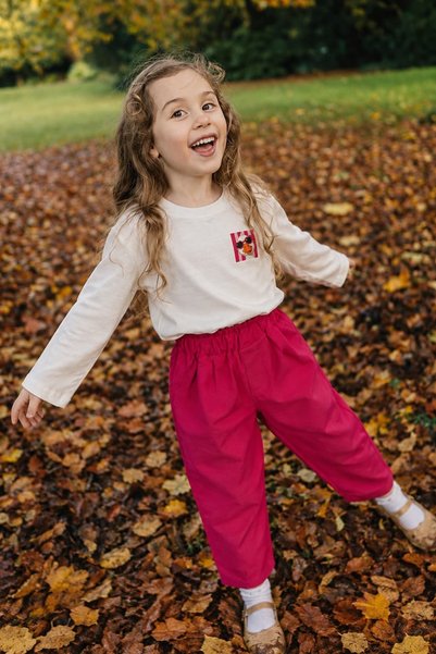 star cherry Ördek Detaylı Oversize Penye & Gabardin Pantolon Takım