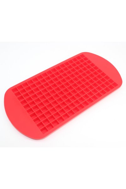 Choice Red LMETJMA Silicone Mini Ice Cube Trays 160 Crushed Ice Cube Molds Ea...