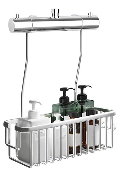 Generic Brand Shower basket, rustproof shower shelf, shower floor mount, no d...