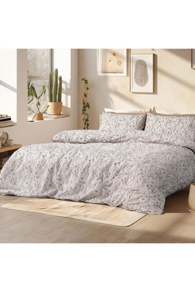 Beauty Home Σετ Διπλού Σεντονιού με Λάστιχο Sienna Art 12254 170x200+30 Μπεζ
