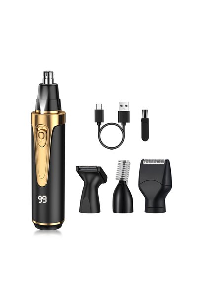 Choice Gold USB Charging Four in One Men's Multifunctional Electric Nose Hair...