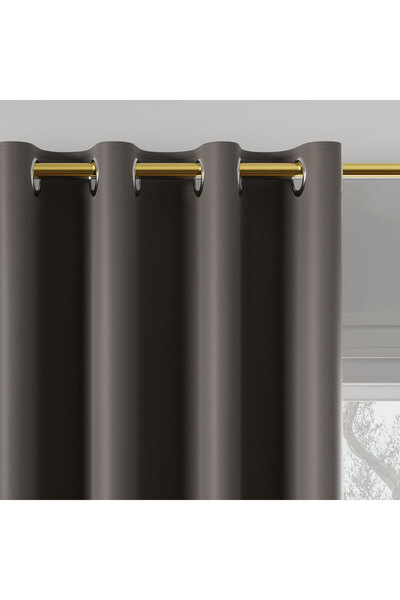 Markizeta Draperie Blackout 140x250cm, gri inchis calduros