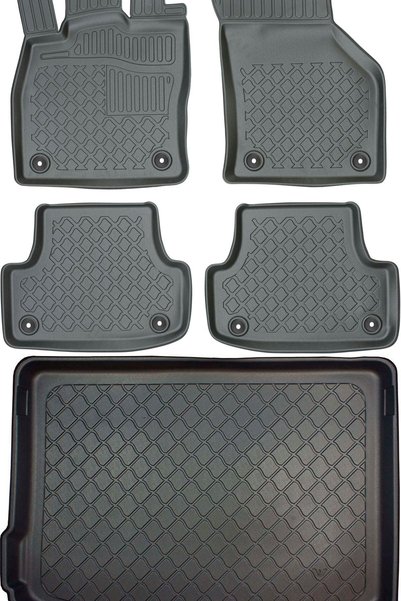Max-Dywanik Audi A3 8V Sportback din 01.2013-03.2020 SET - covorașe auto + co...