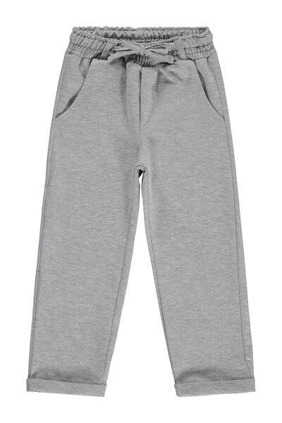 Civil Boys Tie-Front Sweatpants for 10-13 Years Old - Gray