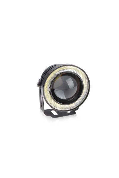 Choice4 مصباح ضباب LED أبيض 2.5 بوصة - قطعة واحدة 12 فولت، عين الملاك، للسيار...