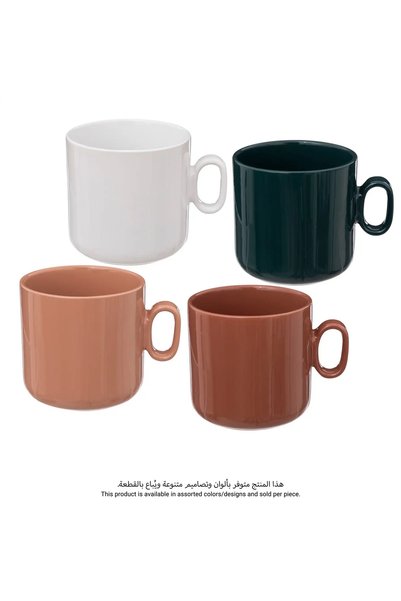SG Retro Stoneware Mug (Assorted colors/designs, 350 ml)