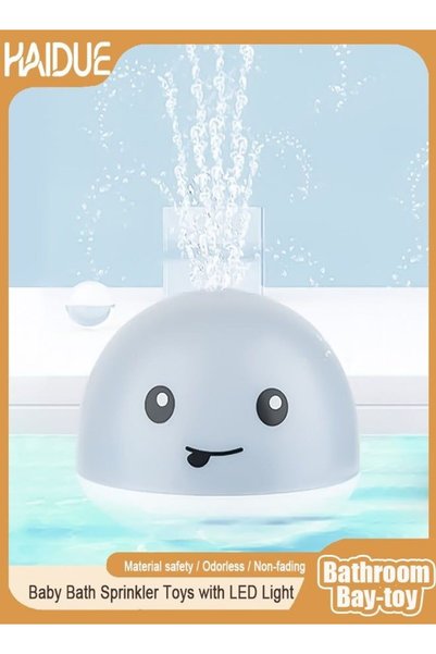 Haidue Baby Bath Sprinkler Toys with LED Light