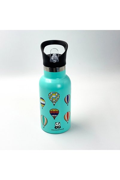 Pandaboo Παιδικό Θερμός 350ml – Με 8 Σχέδια |   Ανθεκτικά & Ασφαλή - Αερόστατα
