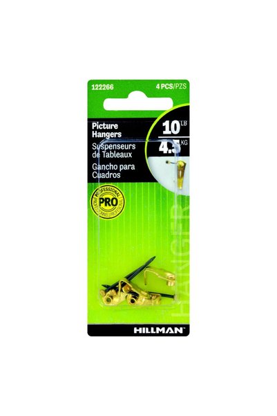 HILLMAN AnchorWire Classic Steel Picture Hanger Pack (4.5 kg, 4 Pc.)
