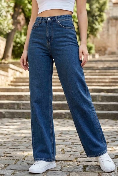TOFİSA Baggy Kot Pantolon Tint-kahve - 29074-TINT-KAHVE