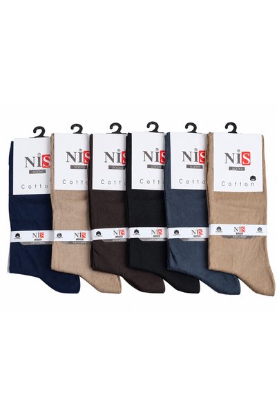 NİS جوارب رجالية تركية SOCKS قطنية فاخرة – نعومة ومرونة وراحة يومية