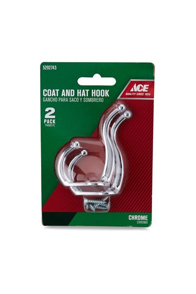 ACE Coat and Hat Hook (Pack of 2)