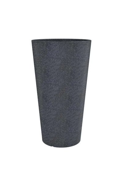 Scheurich Coneo High Plastic Plant Pot (29 x 55 cm, Anthracite)