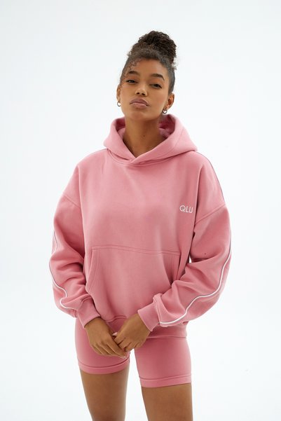 qlu Rise Collection Kadın Line Hoodie
