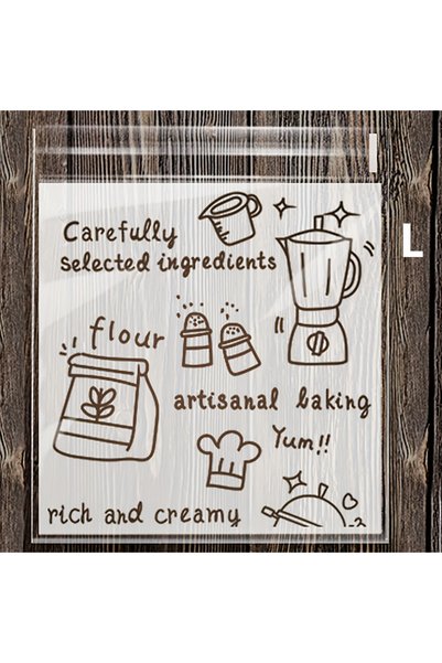 choice2 Other 14x17cm 100-Piece Self-Sealing Clear Plastic Bags For Cookies, ...