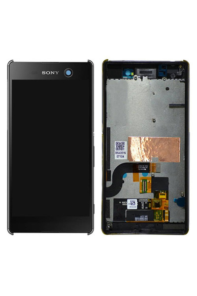 Sony Γνήσια Οθόνη LCD με Digitizer για Xperia M5, Μαύρη (191HLY0003B-BCS)