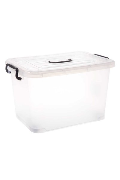 HOMEPLUS Plastic Storage W/Wheels & Handle (25 L)