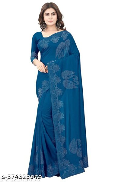 Generic Brand Georgette Saree with Bangalori Blouse
