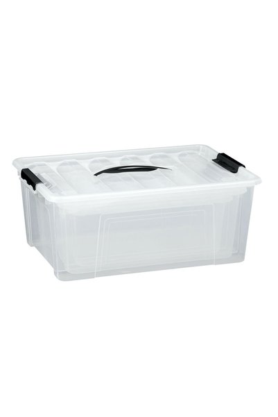 HOMEPLUS Plastic Storage Box W/ Handle (20 L)