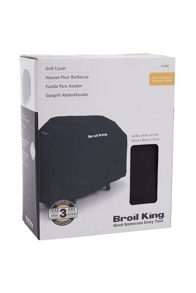 Broil King 64’ Premium PVC Polyester Cover (64 x 23 x 45.5 inch, Black)