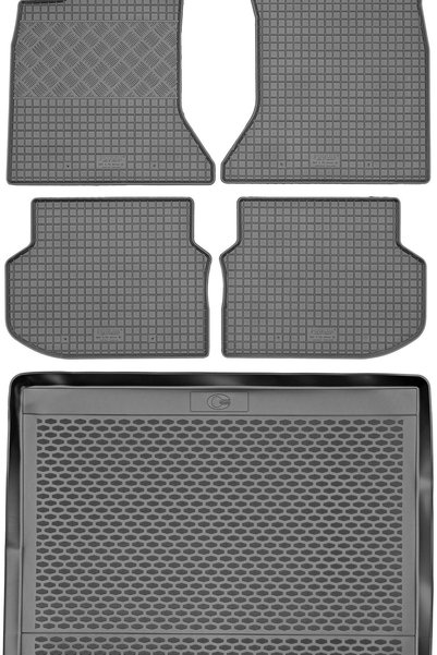 Max-Dywanik BMW 5 F11 Touring din 2010-2014 SET - covorașe auto din cauciuc +...