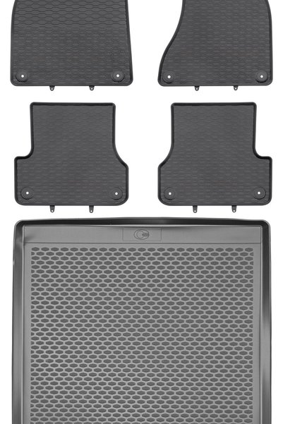 Max-Dywanik Audi A6 C7 Sedan din 2011-2018 SET - covorașe auto din cauciuc + ...