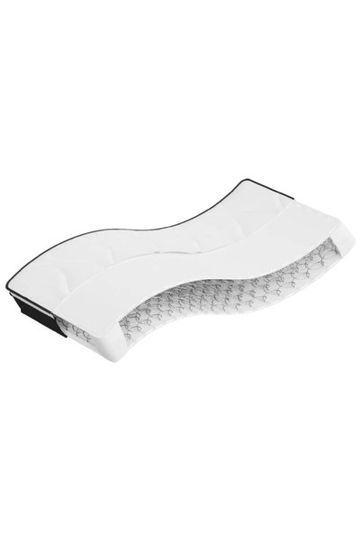 vidaxl Saltea cu arcuri bonnell Single Size, fermitate medie 90x190 cm