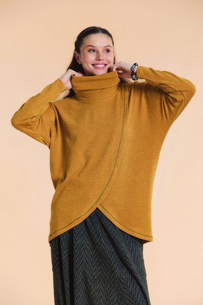 Los banditos Degaje Collar Double-Breasted Detailed Women's Cardigan