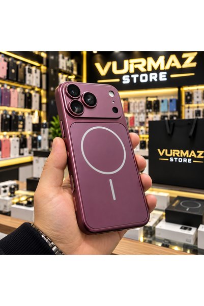 Case iPhone 17 Pro Max/18 Pro Max Uyumlu MagSafe Destekli Telefon Kılıfı